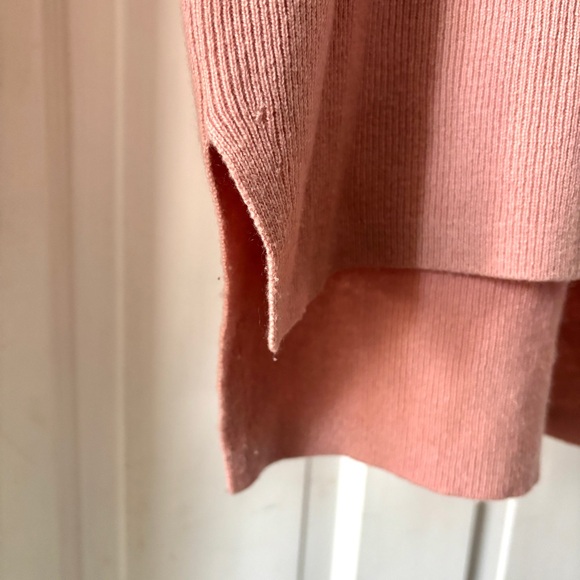 Veronica Beard Asa Cashmere Sweater Turtleneck Pink Blush Size Medium - Picture 9 of 16
